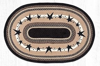3 x 5 ft. OP-313 Primitive Stars Oval Patch Black