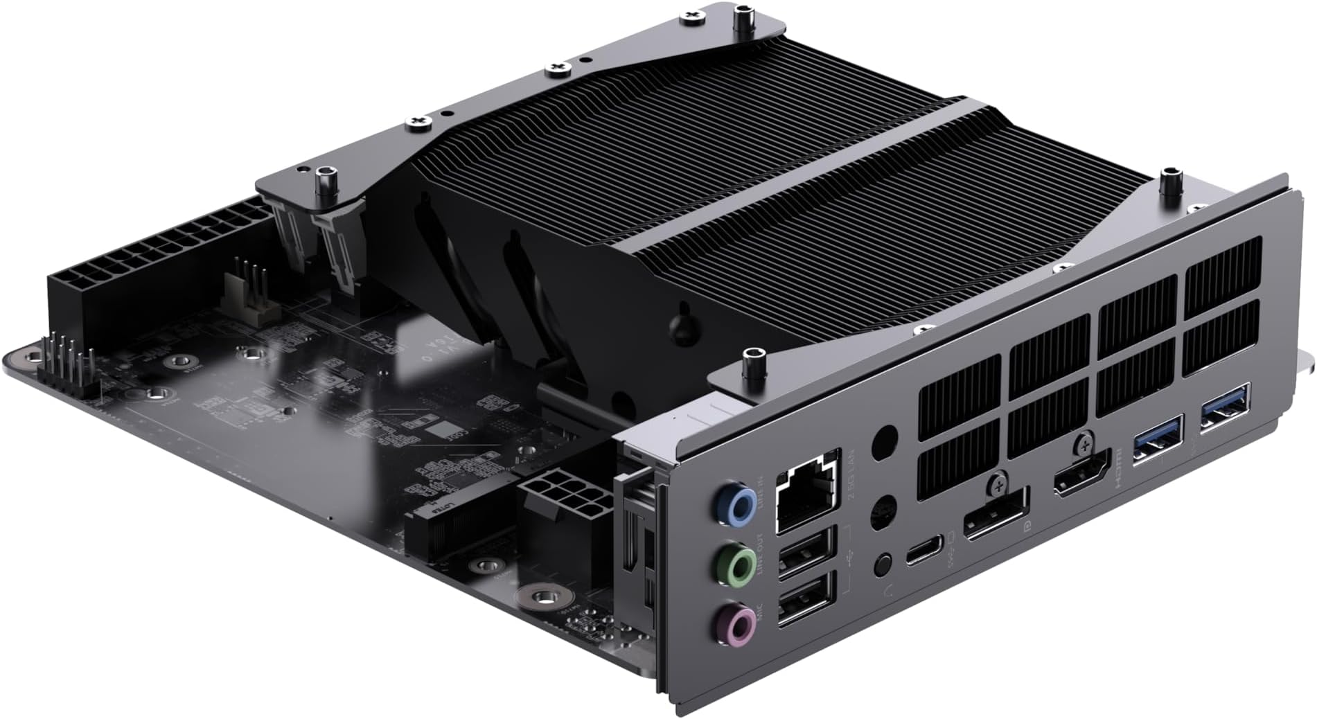 MINISFORUM Motherboard BD895i SE Mini ITX NAS Motherboard, AMD Ryzen 9 8945HX,16 C/32 T,PCIe 5.0 x16 Slot, Dual PCIe4.0 M.2 Support, DDR5,8K Triple Output(HDMI/DP/USB-C), RJ45 2.5G, USB 3.2