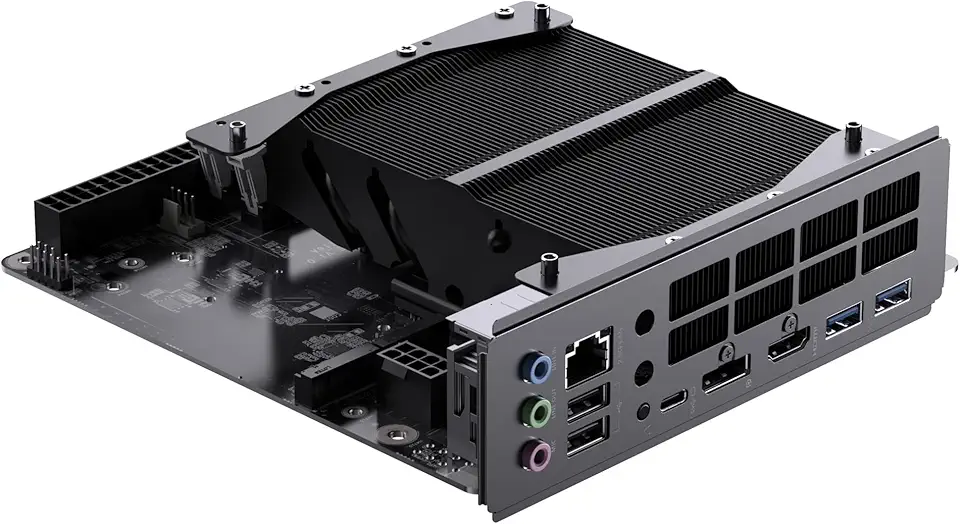 MINISFORUM Placa mãe BD795i SE Mini ITX, AMD Ryzen 9 7945HX, 16 C/32 T, até 5,4 GHz, slot PCIe 5.0 x16, suporte duplo PCIe4.0 M.2, DDR5, saída tripla 8K com HDMI/DP/USB-C, RJ45 2,5G, USB 3.2 Gen 2