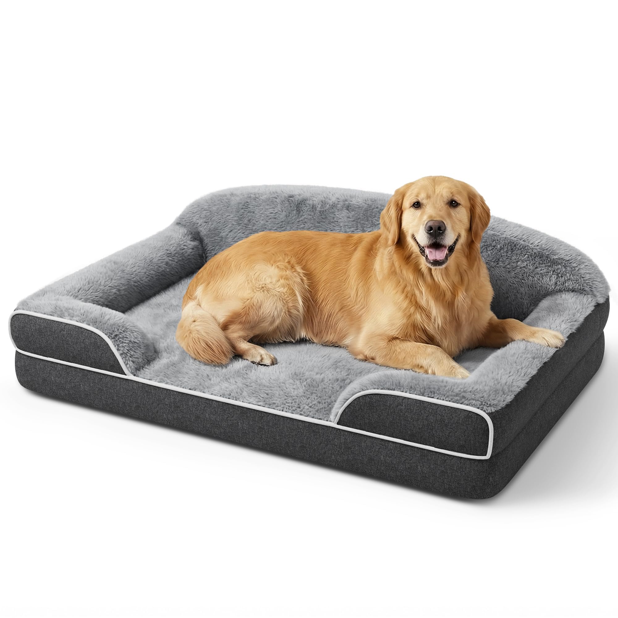 Orthopedic Dog Bed for Extra Large Dogs, 45"x30" XL Dog Couch Bed