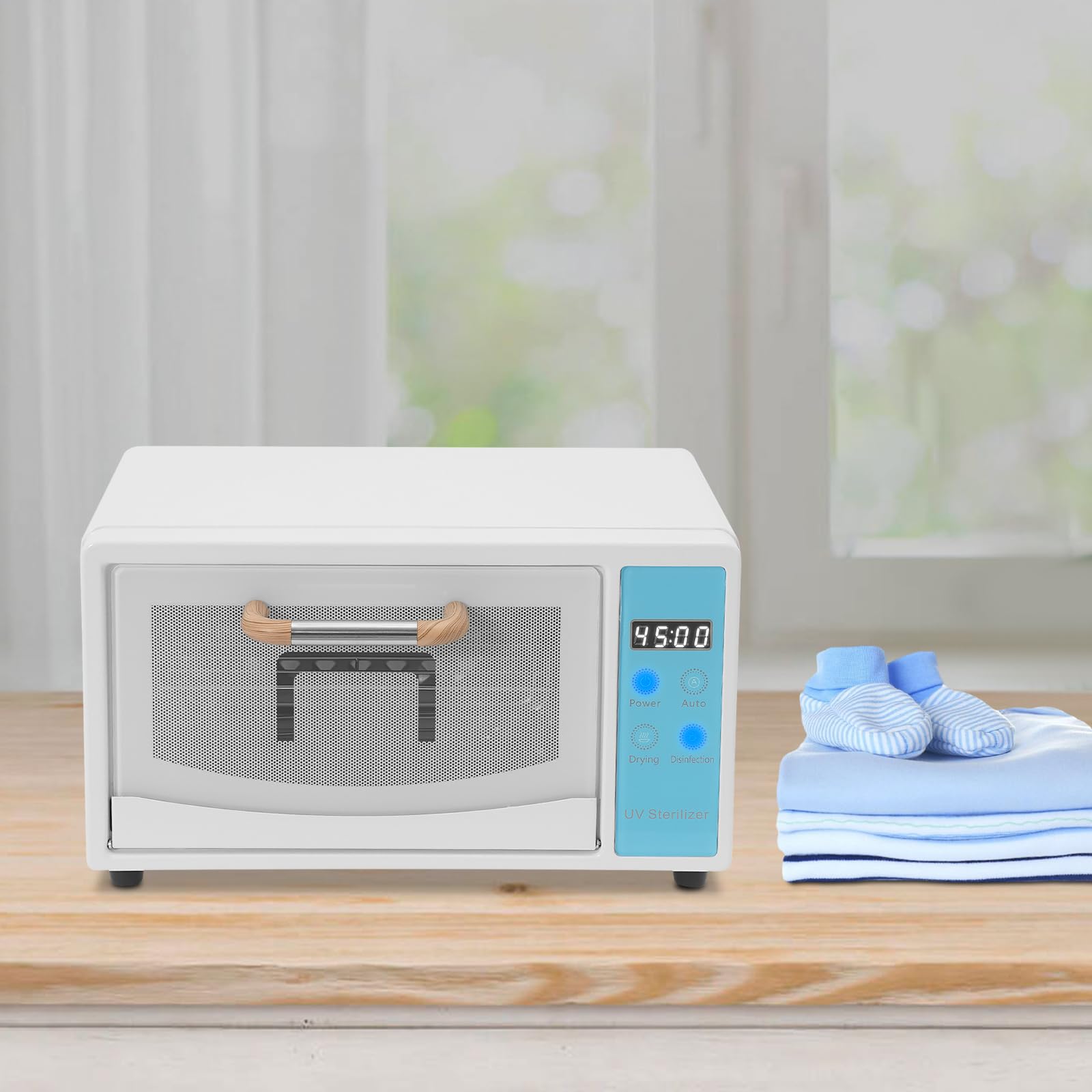 Sterilisator UV Heißluftsterilisator, Sterilisator Nagelwerkzeug-Reinigungsmaschine Für Instrumente mit Timer-Einstellung & Trocknerfunktion für Nagelstudio Friseure Spas