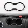 CheroCar Cup Holder Cover Frame Trim Fit for 2015-2023 Ford Mustang Interior Accessories
