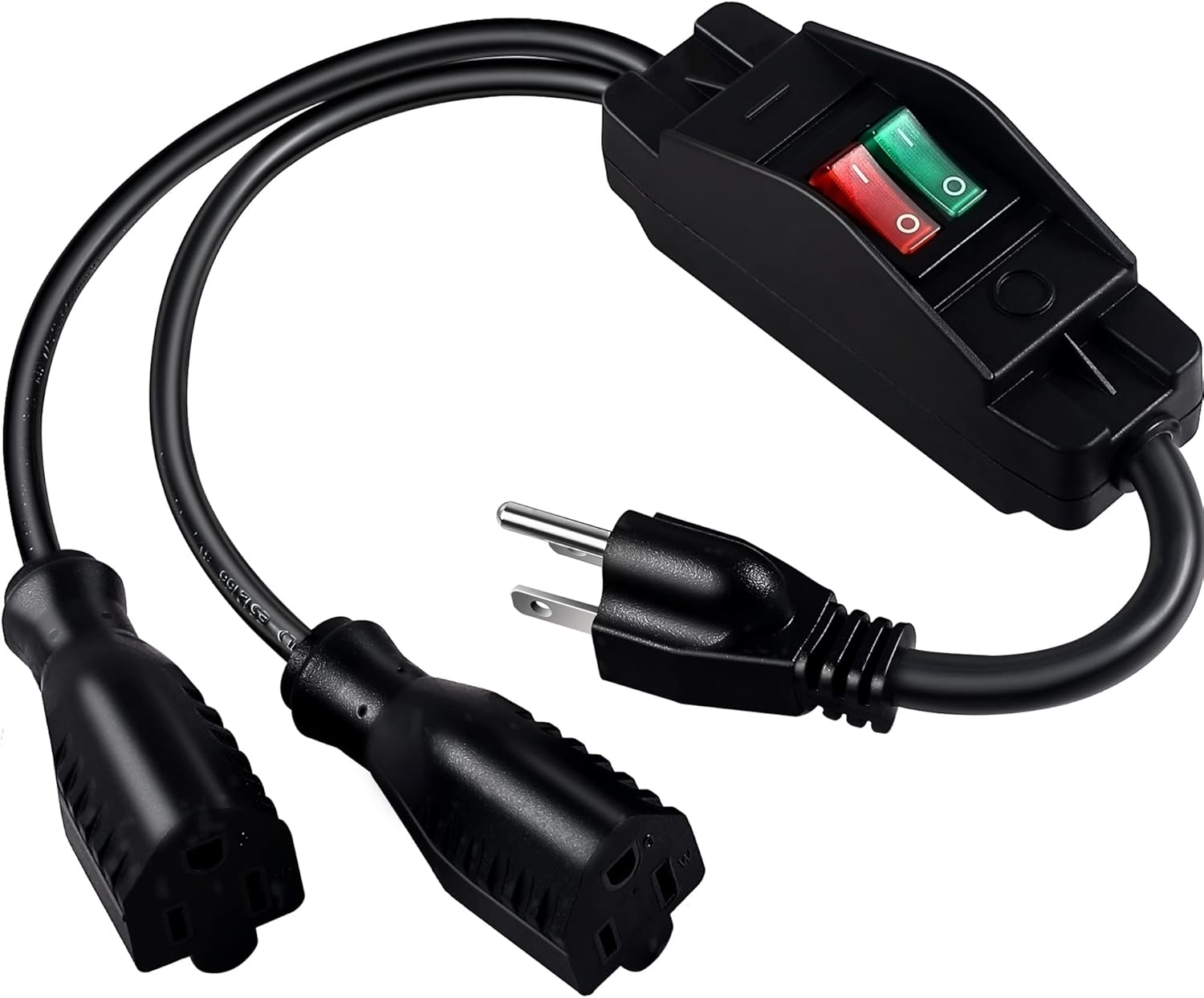 2 Way Extension Cord with OnOff Switch 3 Prong Nepal Ubuy