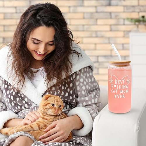 Miniatura 3 de UAREHIBY Regalos de gatos para amantes de los gatos, regalo de mamá de gato para mujeres, regalo con temática de gato para hija, tía, compañera de