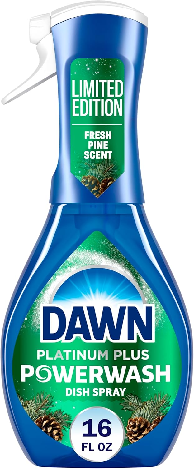 Dawn Powerwash Spray, Dish Soap, Dishwashing Liquid, Cleaning Supplies, Fresh Pine, 1 Starter Kit, 16 Fl Oz Dawn Powerwash Spray, Dish Soap, Dishwashing Liquid, Cleaning Supplies, Fresh Pine, 1 Starter Kit, 16 Fl Oz