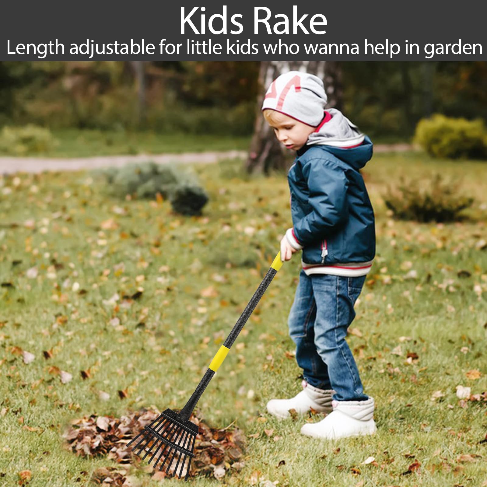 Tall Small Rakes Snapklik.com : Small Rake For Leaves, Metal Garden Leaf Rake Heavy Duty ...
