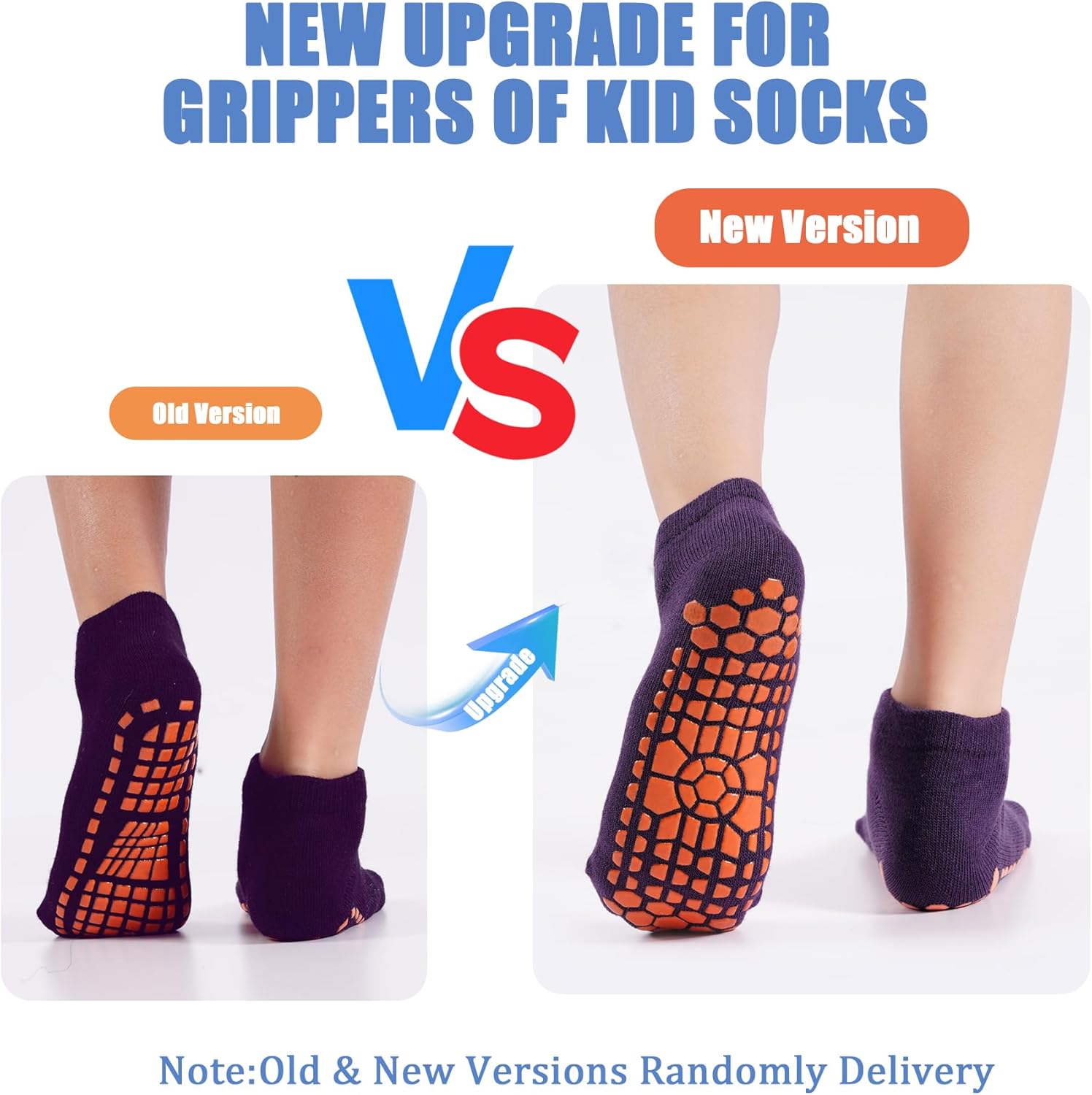 SkiBeaut Kid Trampolines Socks Ankle Grips Non Slip Child Socks for Boys Girls 2-5/6-9/10-13 Years - Image 4