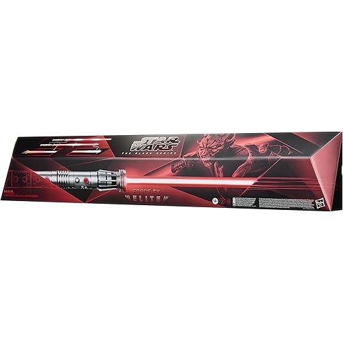 STAR WARS The Black Series Force FX Elite Maul Premium Roleplay Electronic Lightsaber with Advanced LEDs and Sound Effects, Ages 14 and Up
