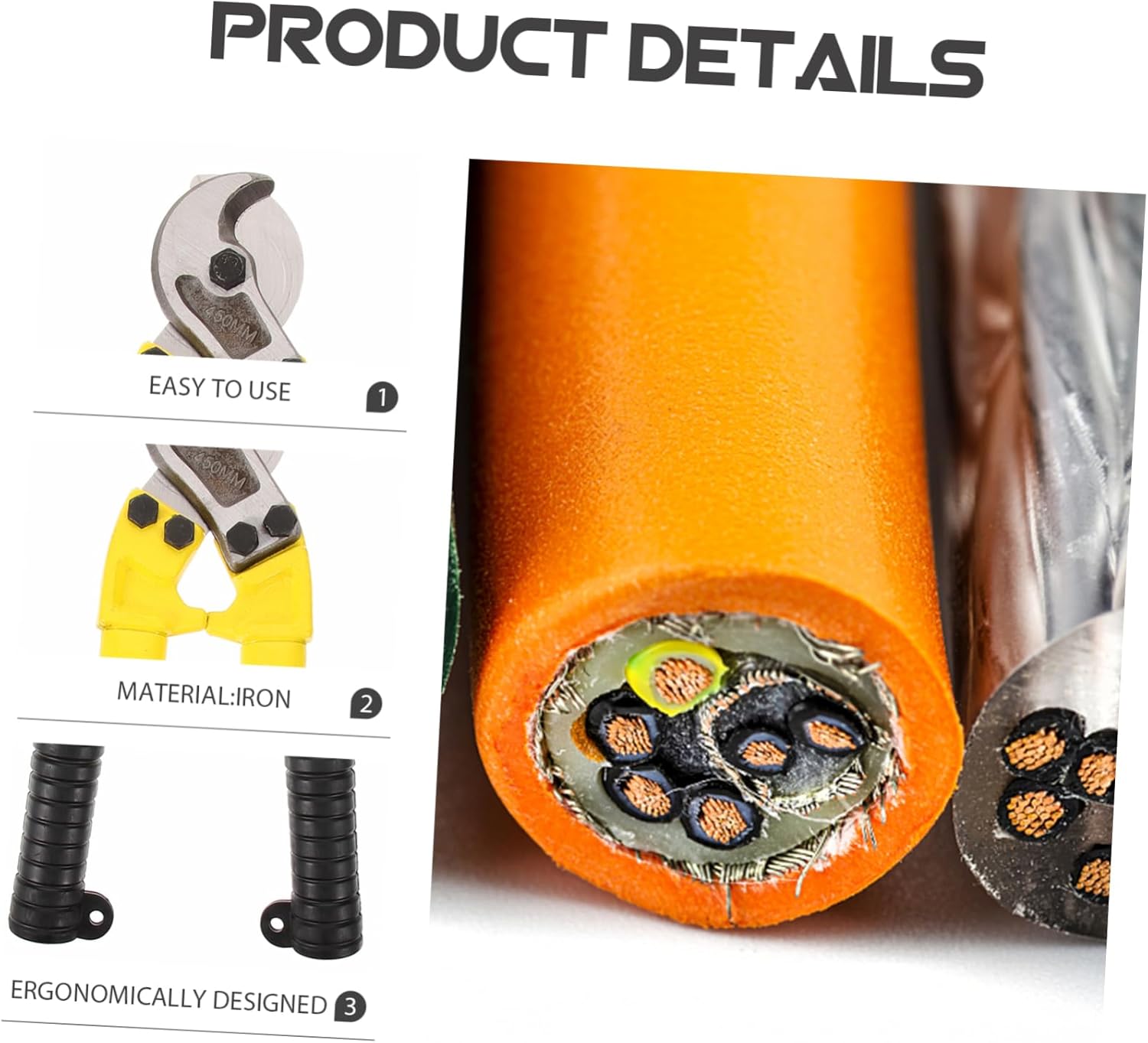 Professional Grade Wire Cutters Gauge Cable Cutters Electrician Tools Diy Heavy Duty Wire