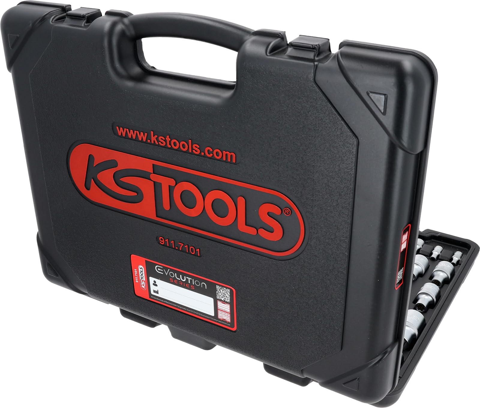 KS Tools 911.7101 1/4"+3/8"+1/2" Torx-Steckschlüssel-Satz, 101-tlg
