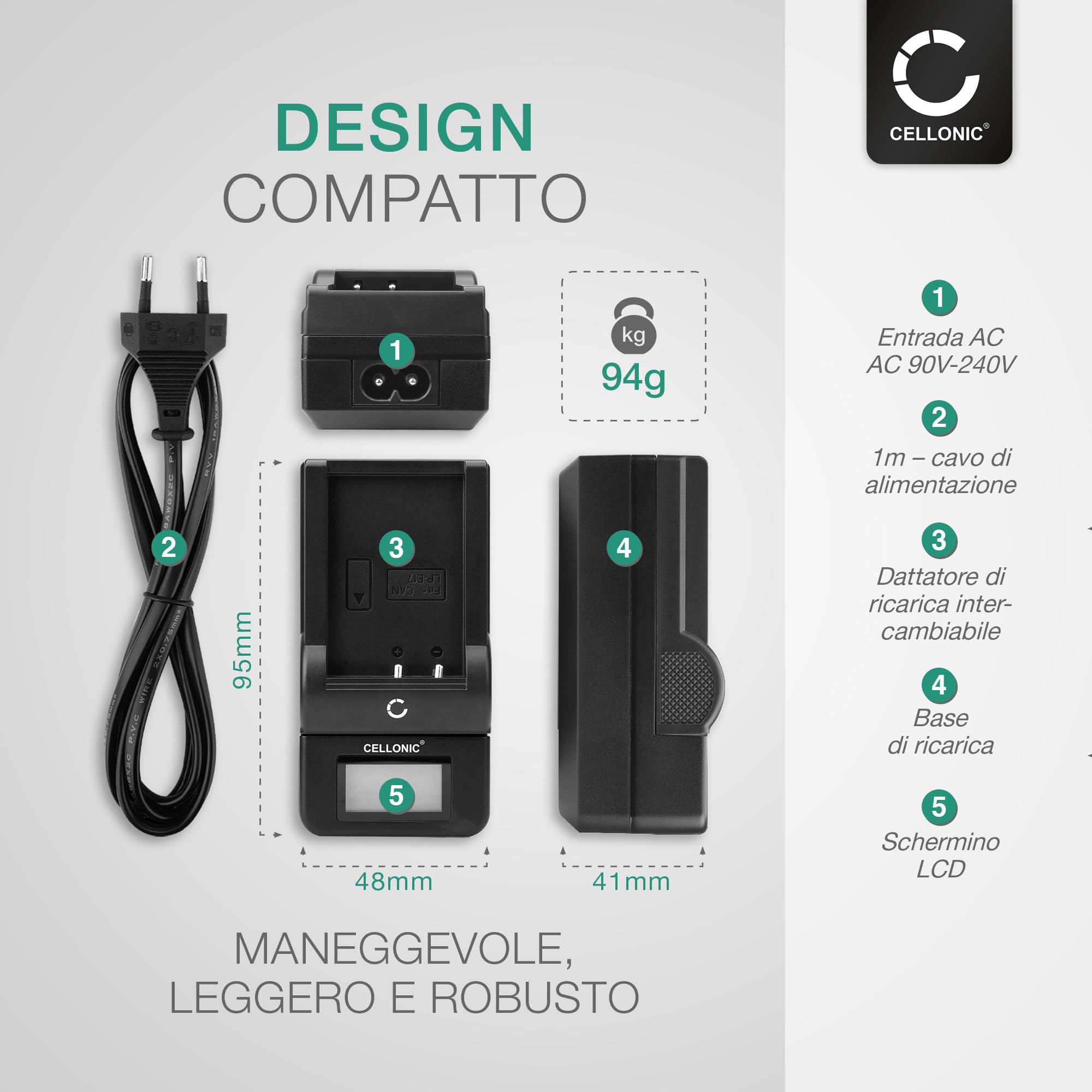 CELLONIC 2x Batteria compatibile con Drift Ghost S HD, Drift Ghost S