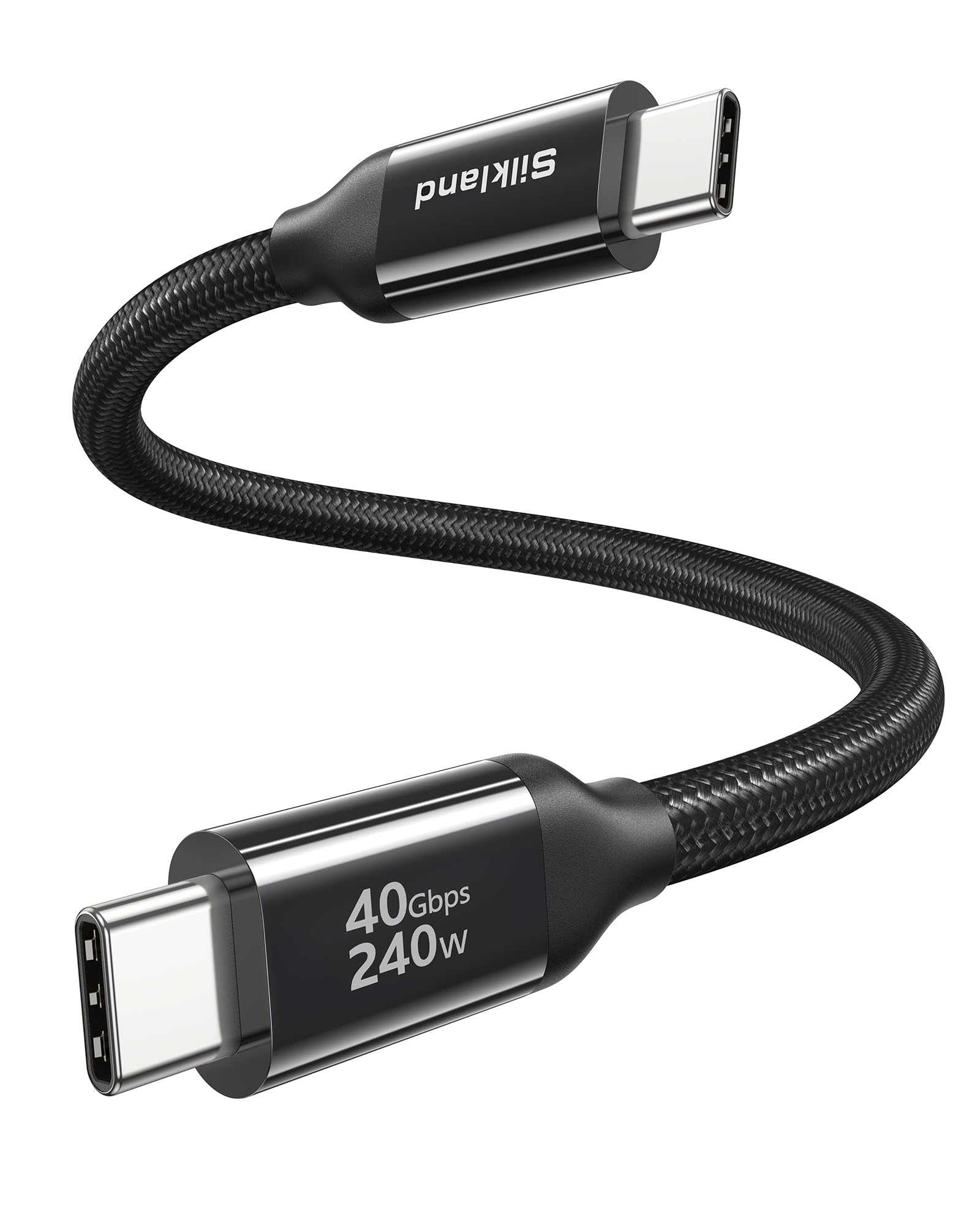 Amazon.com: Silkland USB4 for Thunderbolt 4 Cable 1FT/0.3M, 40Gbps