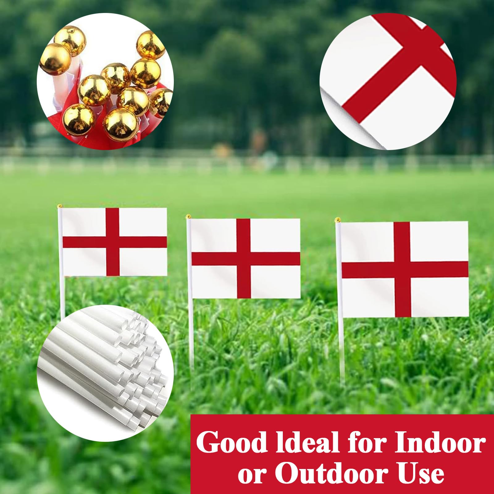 St Georges Day Decorations Set, England Flag 1.5x0.9m - Image 4