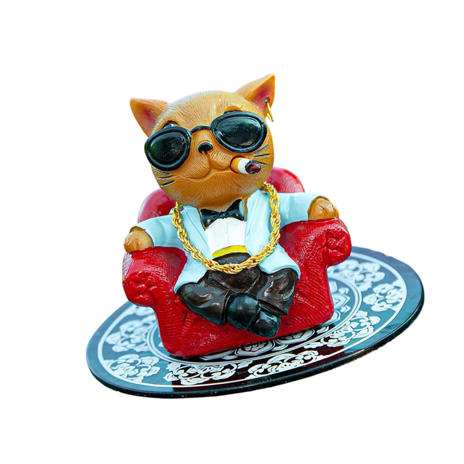 Msioytog A Sof Animal Car Rearview Mirrour Dashboard Decors, Funny Cats/Dog Cars Decorations, Ornament Interior Ccessories For Home Car Ccessories Interior