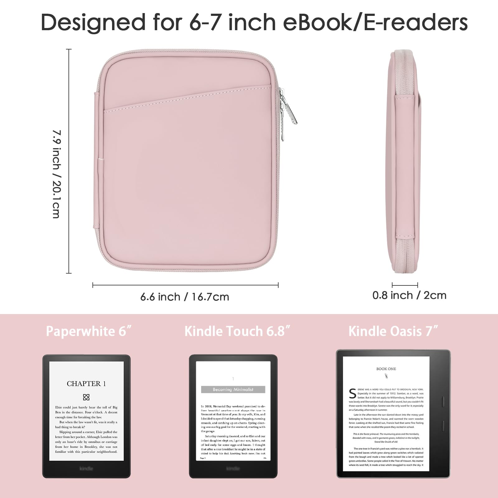 Amazon 電子書籍リーダーカバー ピンク付き Amazon.co.jp: MoKo ケース 6.8インチ Kindle Paperwhite (第11