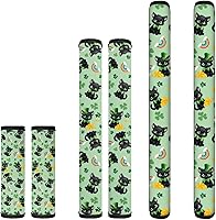 Vista 32 de Juego de 6 fundas para manijas de puerta de refrigerador, protector antideslizante para refrigerador, horno, lavavajillas, mantiene