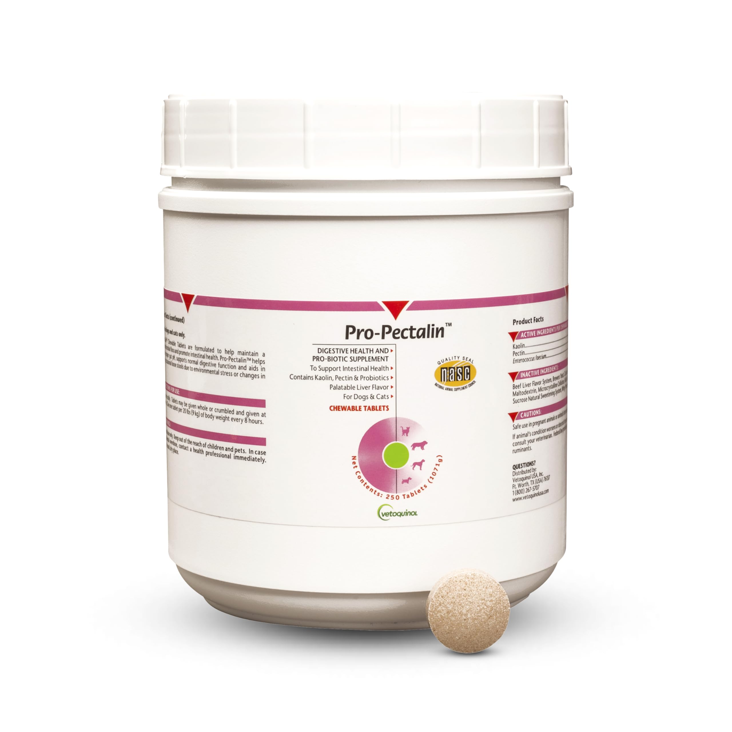 Vetoquinol Pro Pectalin, 250 tabletsVetoquinol Pro Pectalin, 250 tablets