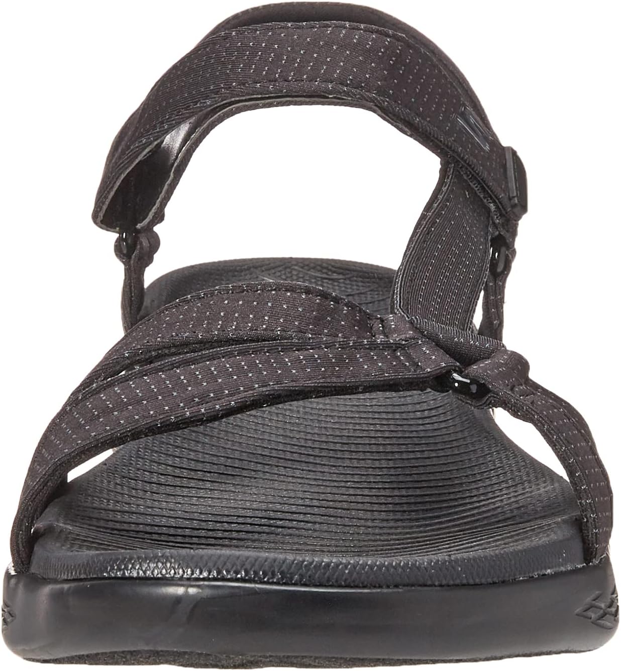Skechers Women's go 600-Brilliancy Sport Sandal 4 UK Black Textile Trim