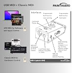 PAINTAUDIO Paint Audio MIDI Captain ONE MIDI Foot Controller Multi-Effects Keyboards Synthesizer USB-MIDI DAW DSP Software USB-HID Support Multi-state Switch Cycling (MIDI Captain ONE)