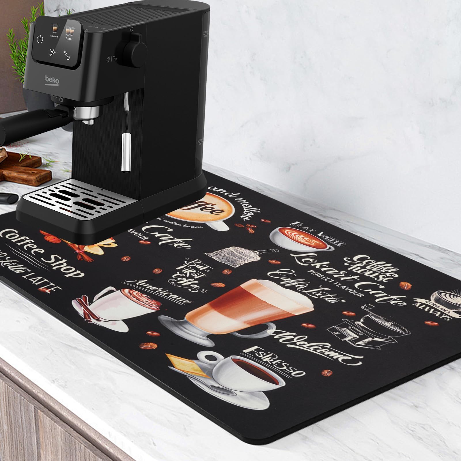 40 x 50 cm Coffee Mat for Coffee Machine Drying Mat