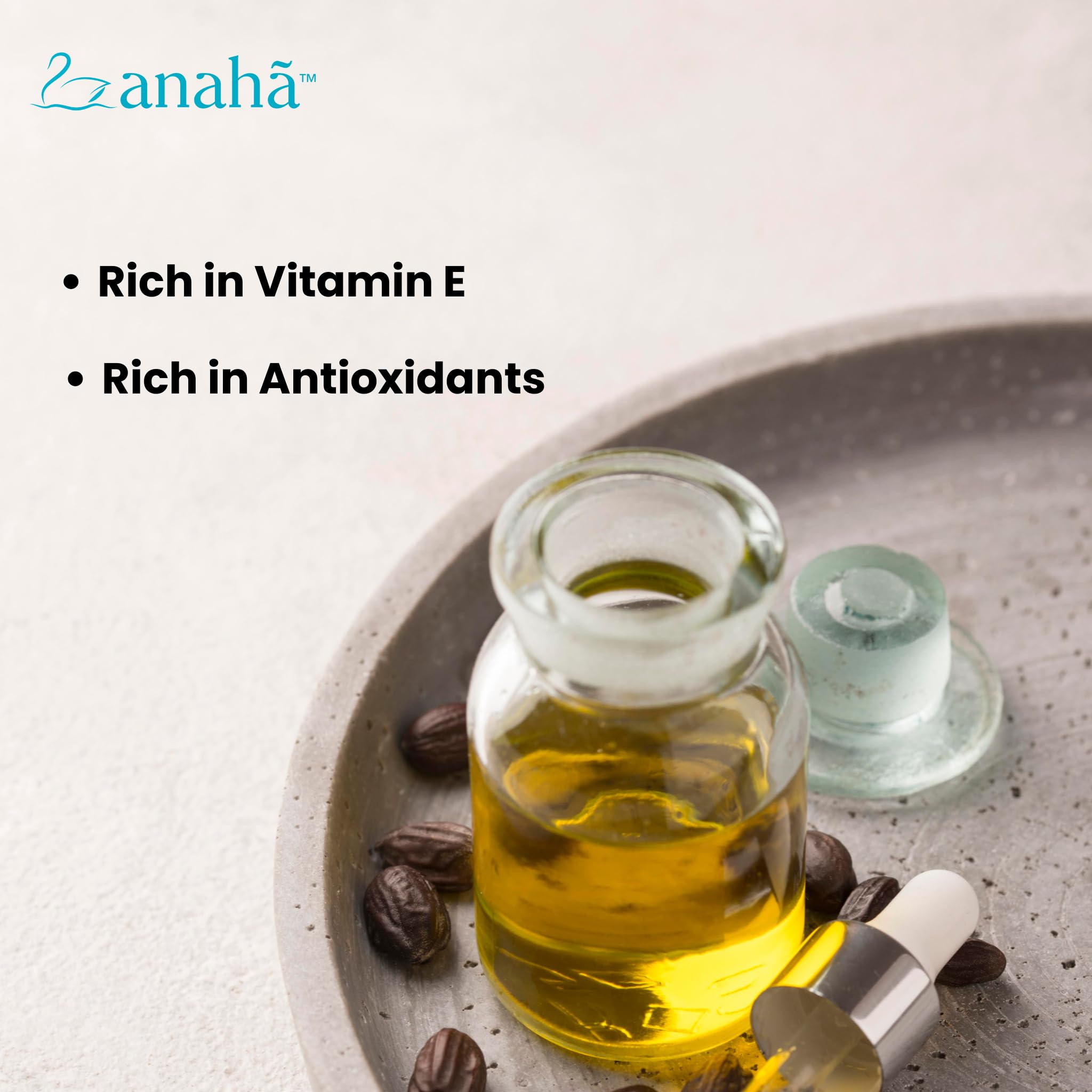 Anaha Pure Jojoba Oil (30 ml) | Cold Pressed, Unrefined & Unscented Jojoba Oil for Face & Skin | Natural Moisturiser & Carrier Oil for DIY Preparations 4