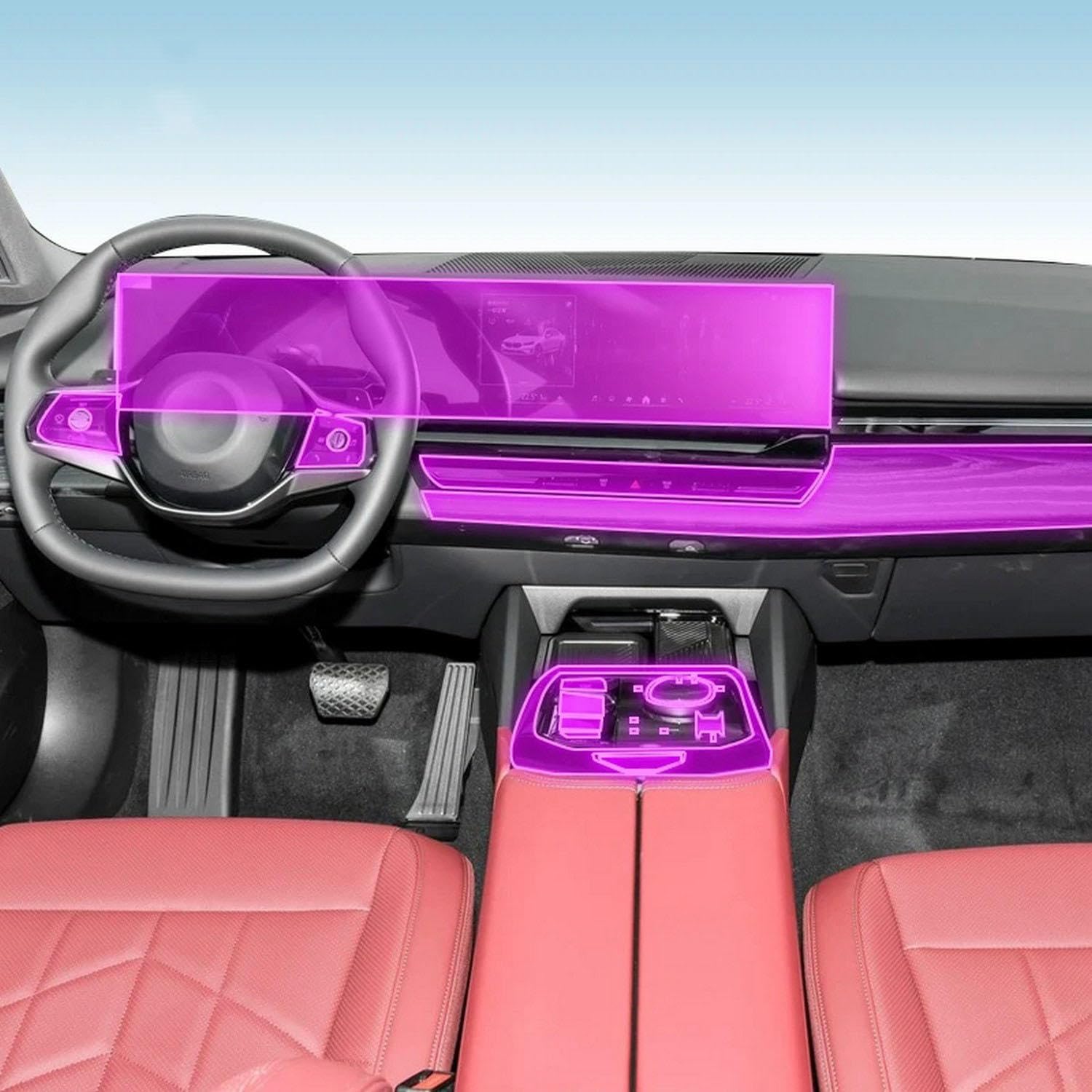 Écran anti-rayures pour voiture avec le film de protection TPU BMW G60 2024