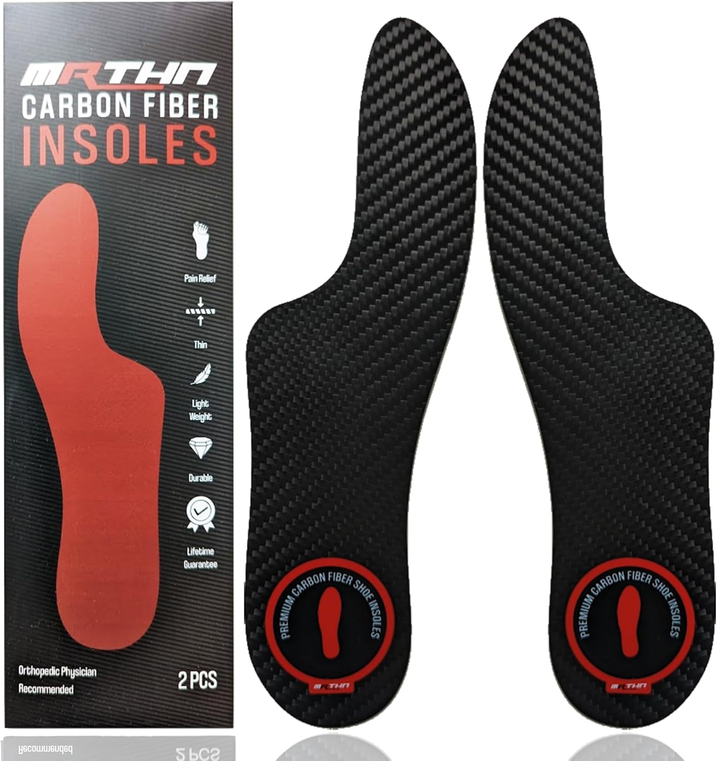 MRTHN Mortons Extension Carbon Fiber Insole 1 Pair Morton