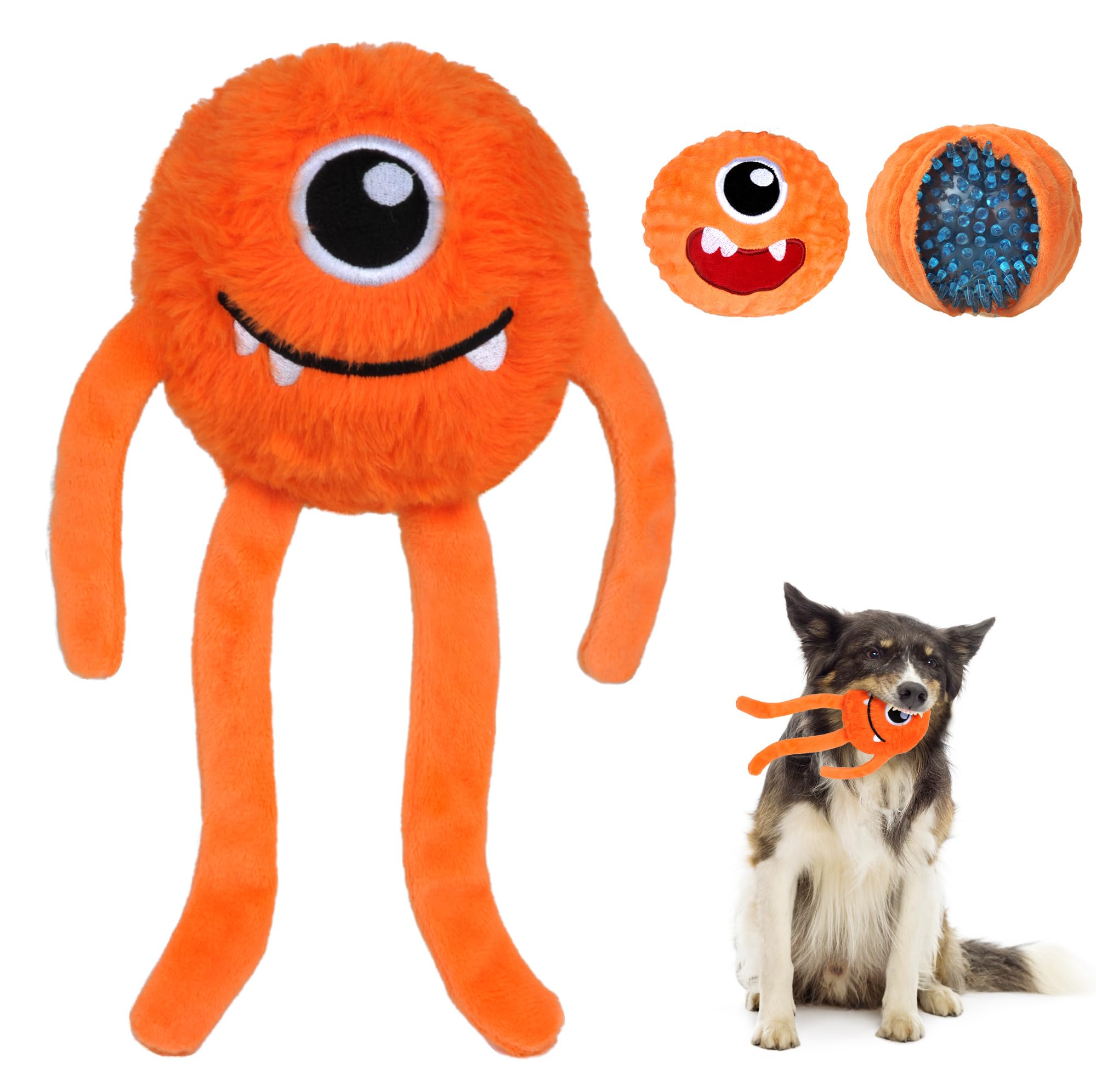Fida 3-in-1 Monster Dog Toy