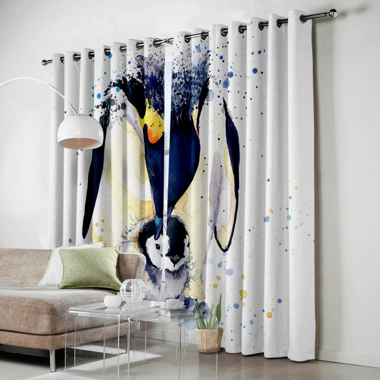 2x Tenda Termica Oscurante 100 x 200 cm - Tenda Termica Isolante per Soggiorno con Occhielli - Oscurante e Opaca - Ideale per Camera da Letto e Soggio | Leroy Merlin