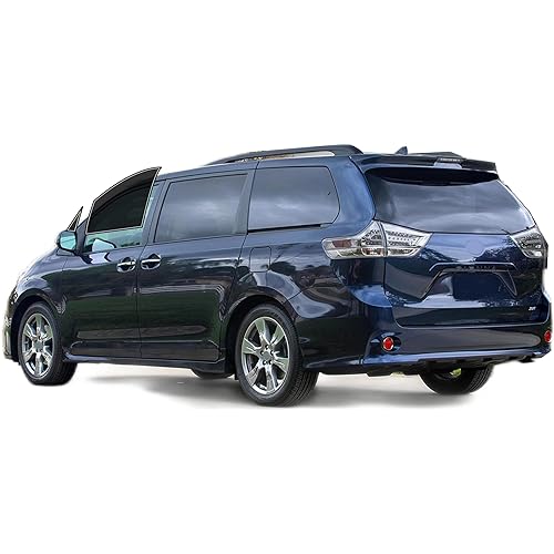 AUTOTEK Precut Window Tint Film Front Two Door Windows Tint Film Cars Sun Blocking Protection Privacy Anti Shatter Glass 2 Ply Computer Cut Any Tint Shade for Toyota Sienna 2011-2020