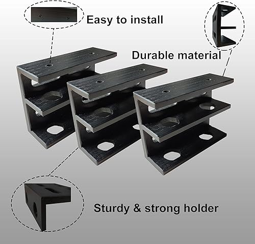 Miniatura 3 de PIAOLGYI Soporte para laptop de dos pisos para debajo del escritorio, con tornillo, soporte de montaje para laptop debajo del escritorio,