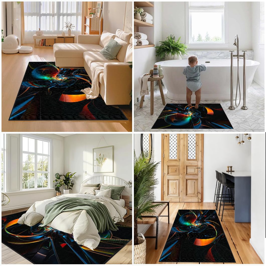Tapis Chaise de Bureau Gaming Antidérapant, 200 x 230 cm Tapis Protecteur de Sol pour fauteuils de Gaming, Tapis Protection de Sol Chaise Bureau, Tapis de Sol pour la Maison Bureau Chambre Salon