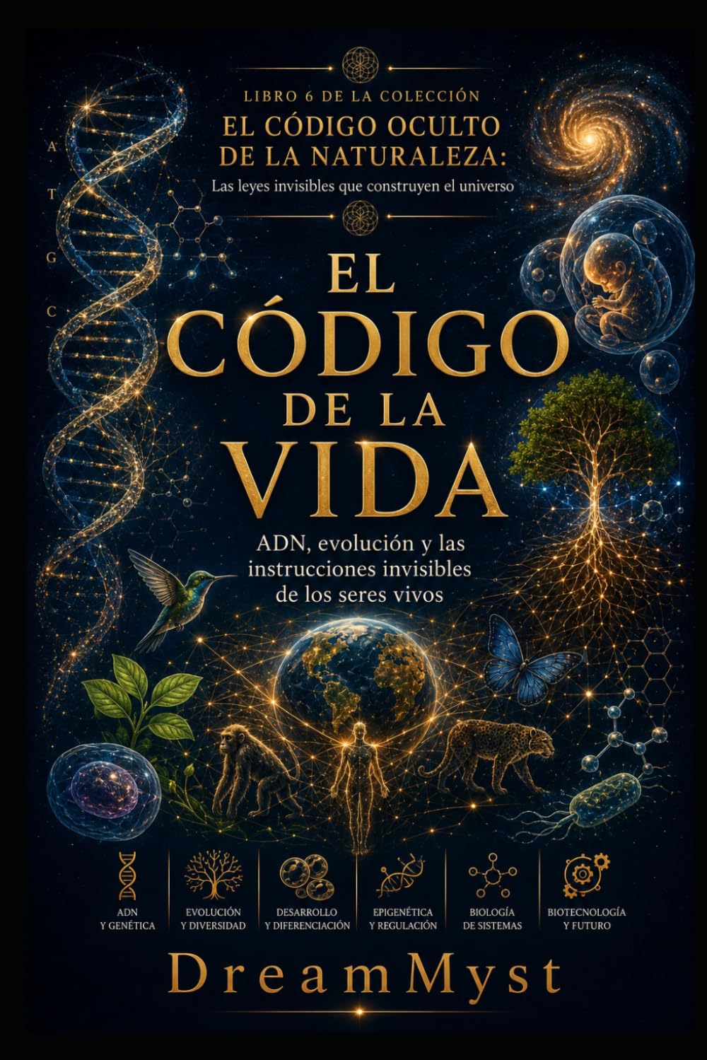 EL CÓDIGO DE LA VIDA: ADN, evolución y las instrucciones invisibles de los seres vivos: COLECCIÓN EL CÓDIGO OCULTO DE LA NATURALEZA: Las leyes invisibles que construyen el universo