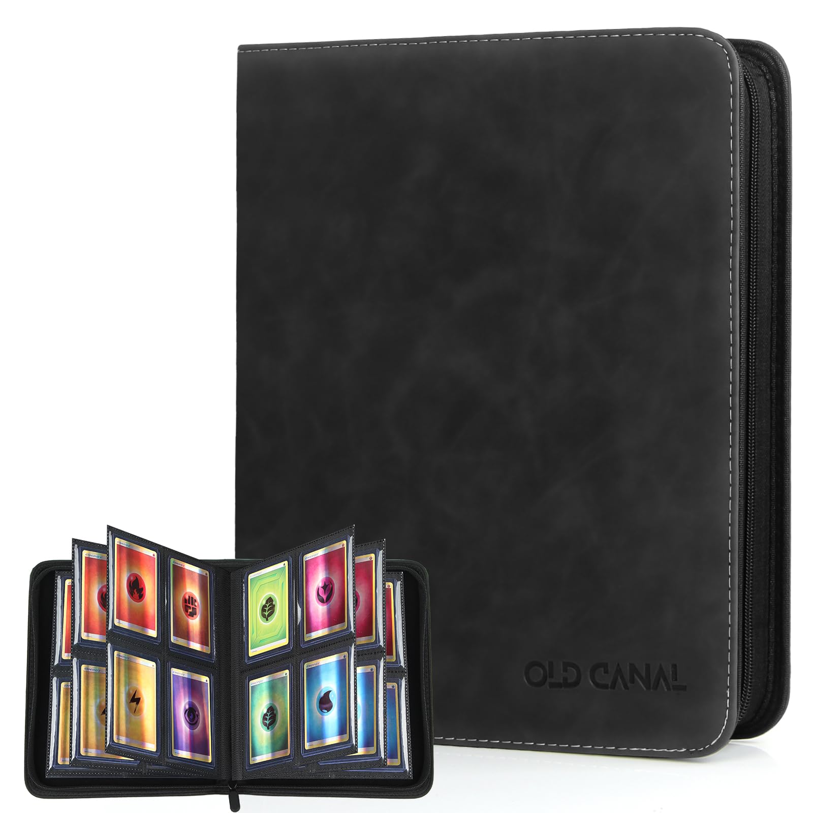 4 card top loader binder Pocket Binder, Holds 128 Top Loaders,Top Loader Binders for 3" x 4" Star Wars X Card Binder (Top Loader)