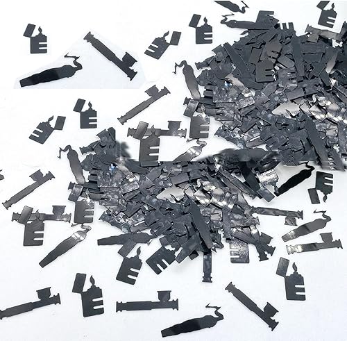 Confeti Tokers Gear Black - Paquete al por menor #9872 QS0