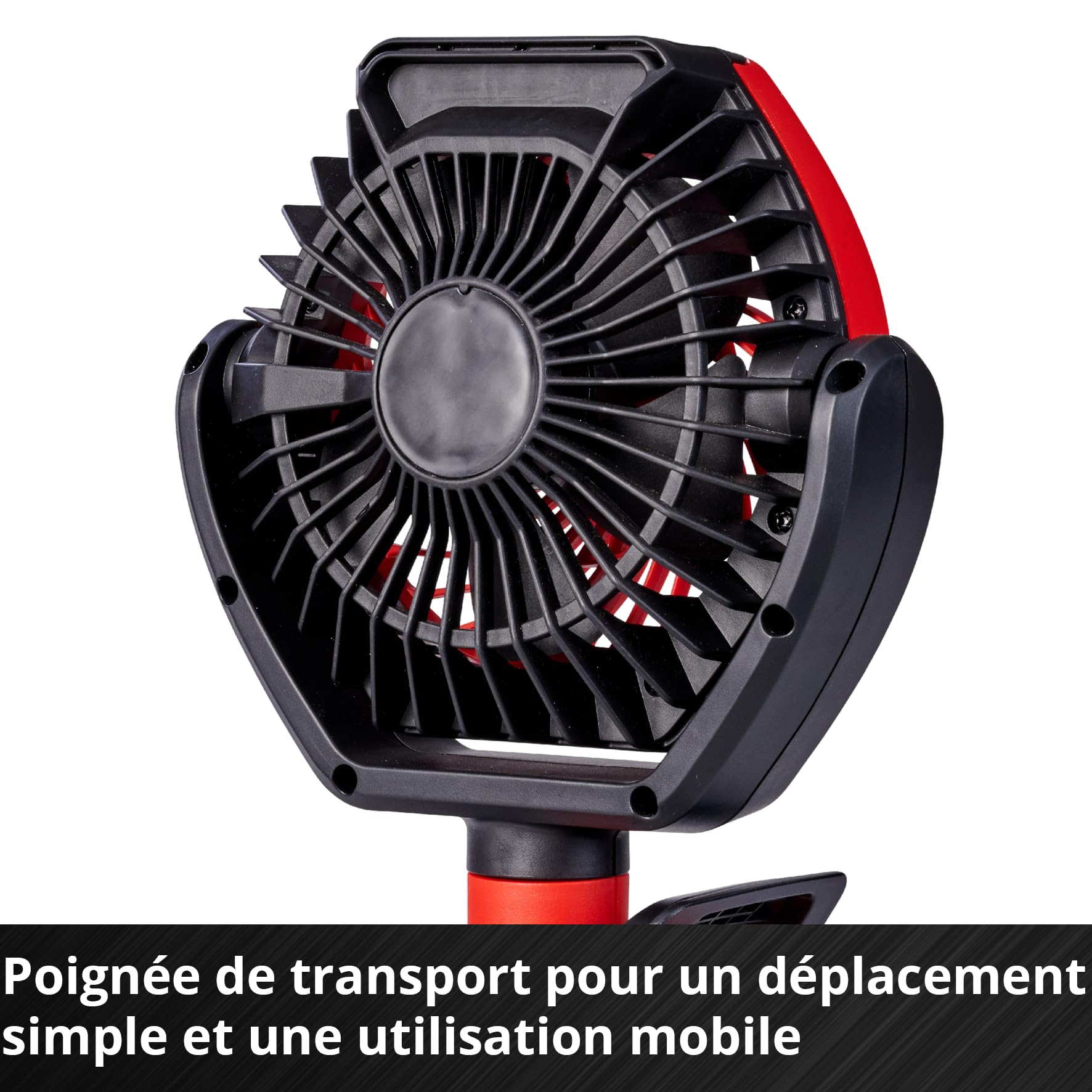 Einhell Ventilateur sans fil GC-CF 18/110 Li-Solo Power X-Change (18 V, moteur sans charbon, 3 niveaux de vitesse, réglable en continu, possibilités de fixation multiples, vendu sans batterie)