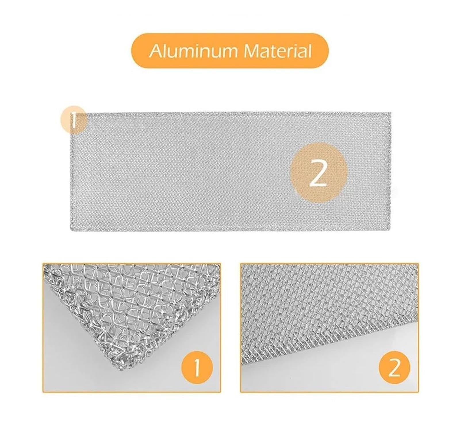 2PCS Filtro Antigrasso For Cappa Da Cucina In Alluminio For S99010370 / 99010370 / AP5950107 Parti For Cappa Da Cucina For Elettrodomestici