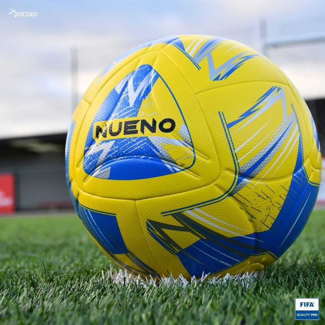 Precision Nueno FIFA Quality Pro Match Football, 8 Panel Hybrid with Anli 1.20 Quick Silver PU - Image 2