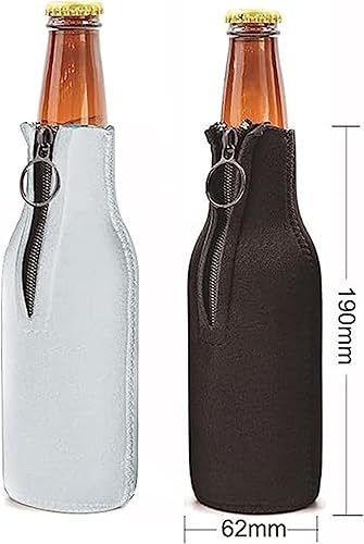 Miniatura 4 de LADY & HOME - Juego de 7 enfriadores de botellas para despedida de soltero, funda para botella de cerveza para novio y padrino, soporte para latas