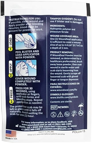 Miniatura 3 de Sello de herida con 4 aplicadores y polvos