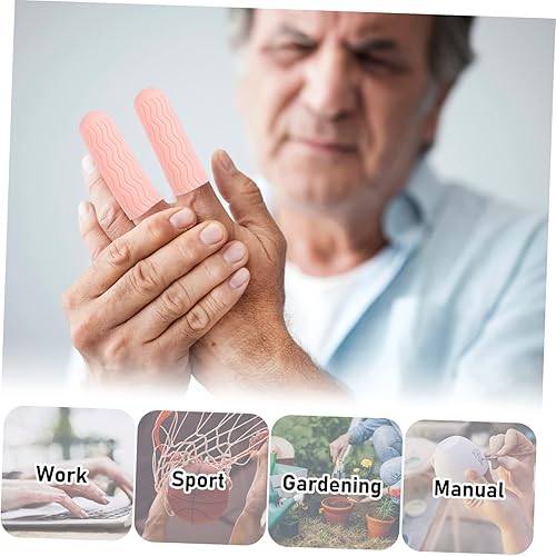 Miniatura 8 de 30 pares de protectores de dedos de gel para dedos protectores de dedos, guantes de pegamento para la piel para heridas, gorra de silicona