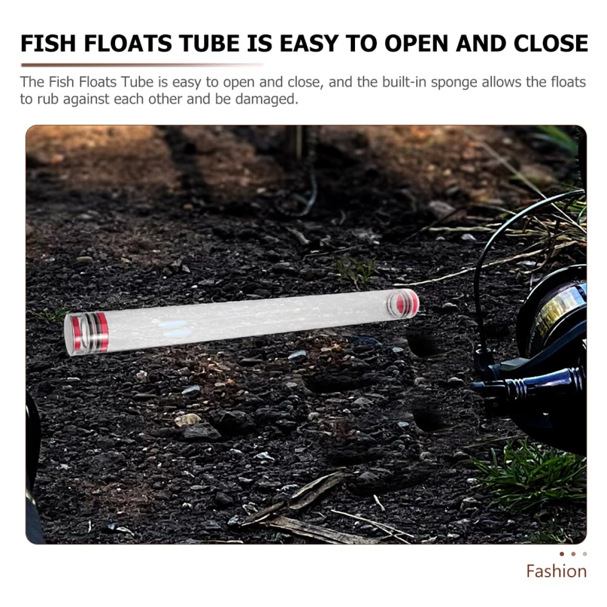 Toyvian Cuchara Flotante para Pescar Hombres abordar Tubo Flotante flotadores de Pesca Tubo de carrozas de Pesca Tubo de flotación de Pescado Flotador de Pesca Acrílico