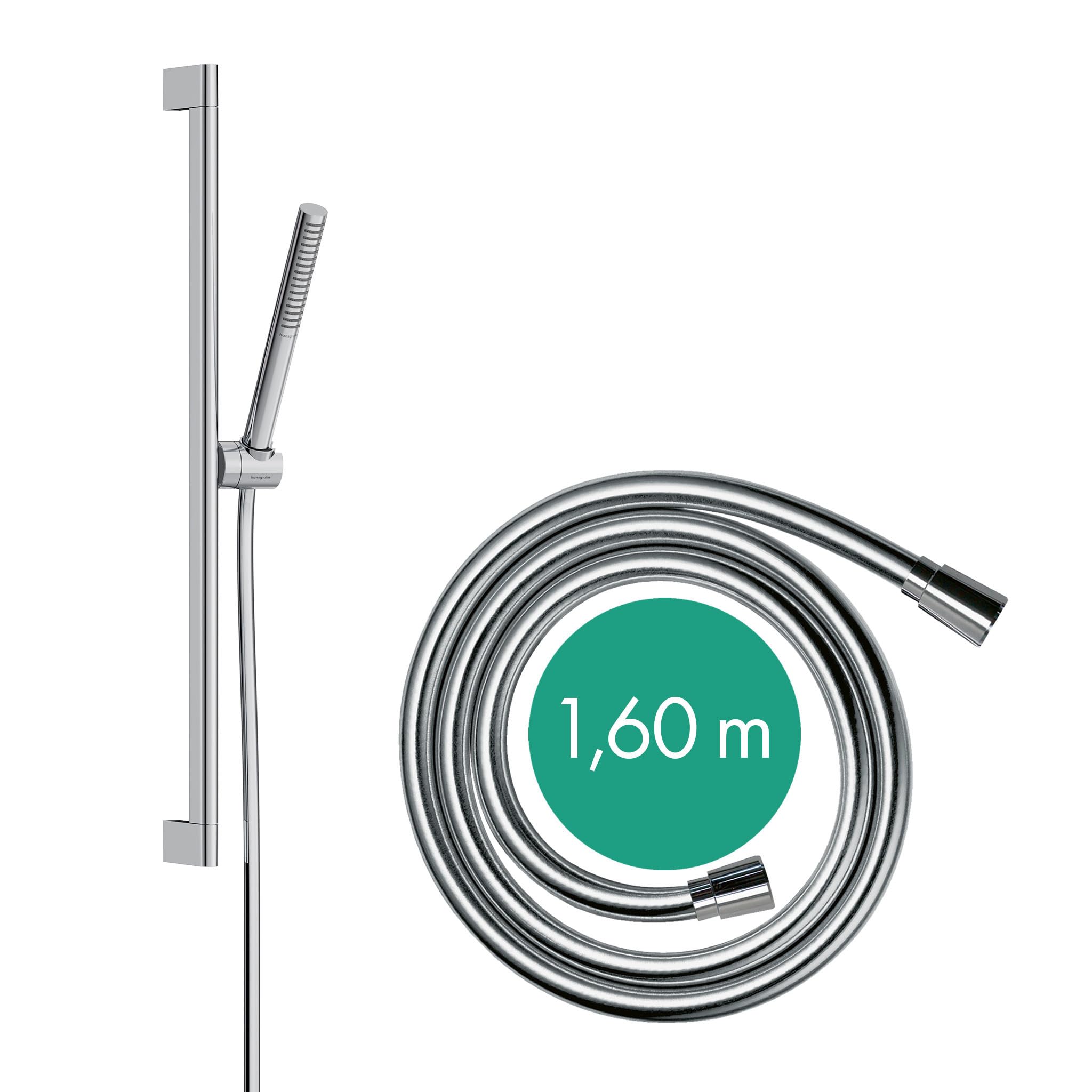 Set de douche chromé hansgrohe Pulsify S haute finition allemande