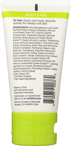 Miniatura 2 de Andalou Naturals Kukui Mantequilla Corporal Nutritiva Cacao, 50 ML