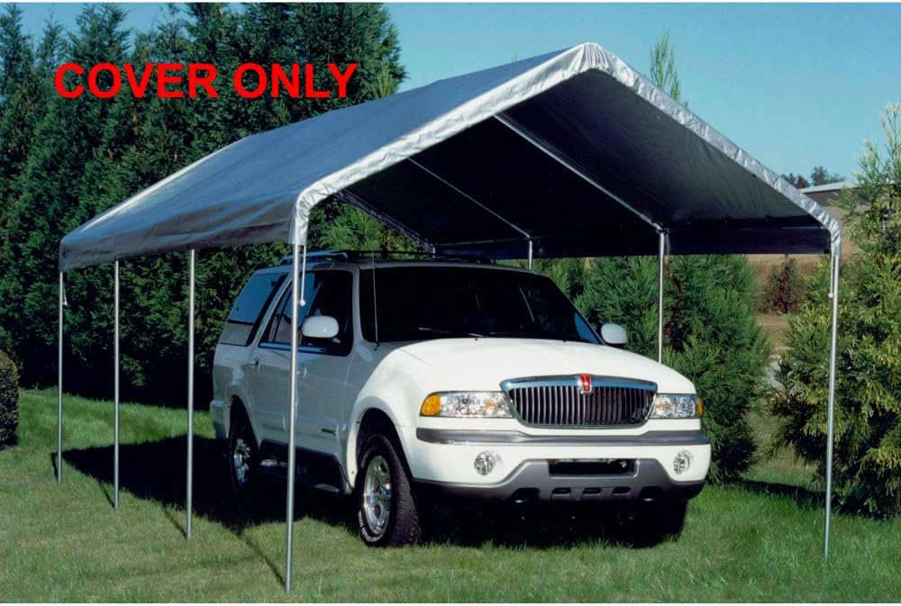 King Canopy White Drawstring Cover 