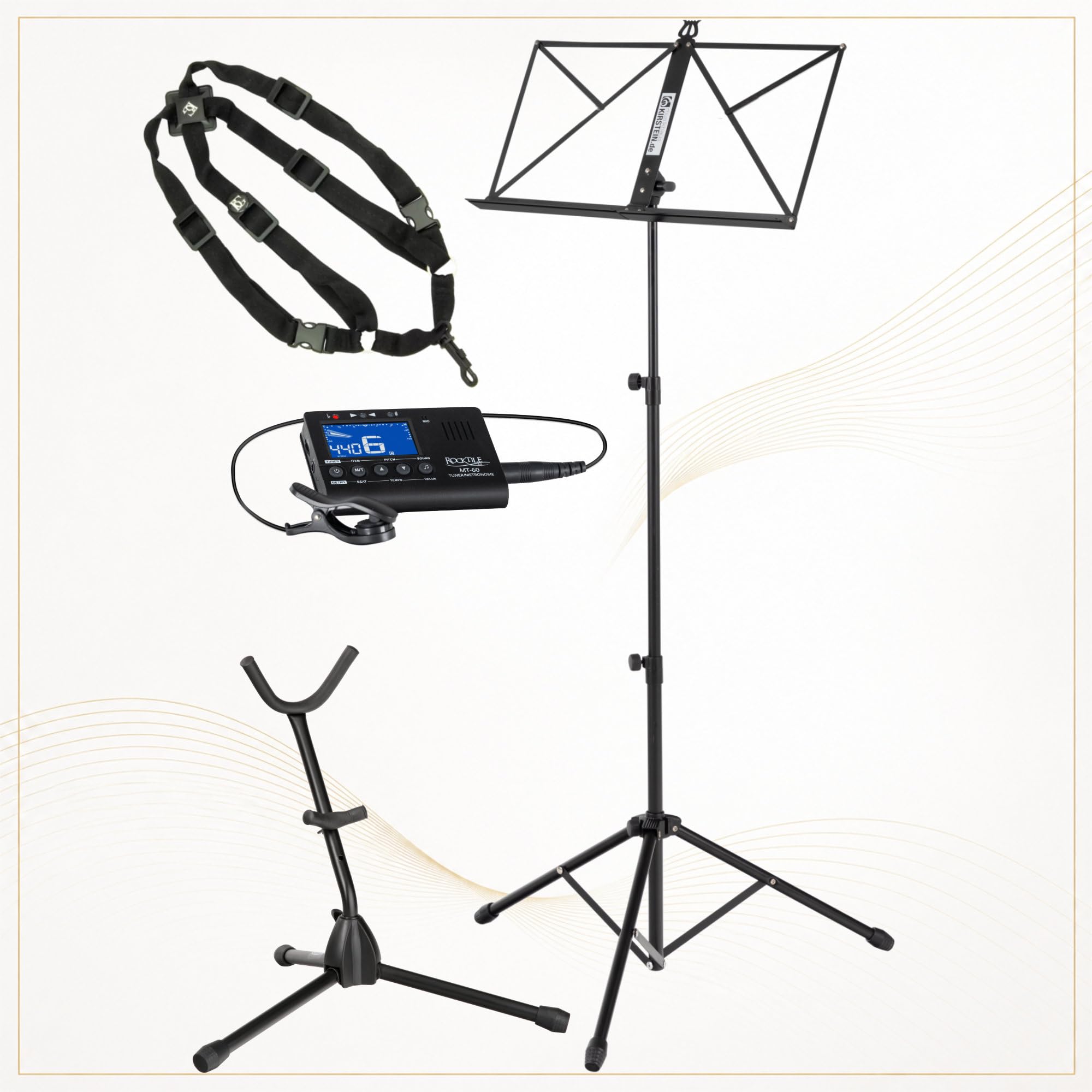 Classic Cantabile Youngstar AS-420 Sax Alto Set Per Principianti, Generale | Meccanica ergonomica adatta ai bambini con chiavi più ravvicinate, Privo di chiavi D#/E/F e meccanica a campana, Peso: 1