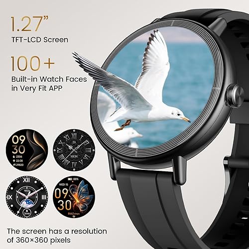 Miniatura 2 de Reloj inteligente para hombres y mujeres, pantalla táctil HD de 2.05 pulgadas, rastreador de actividad física con llamadas Bluetooth, reloj de
