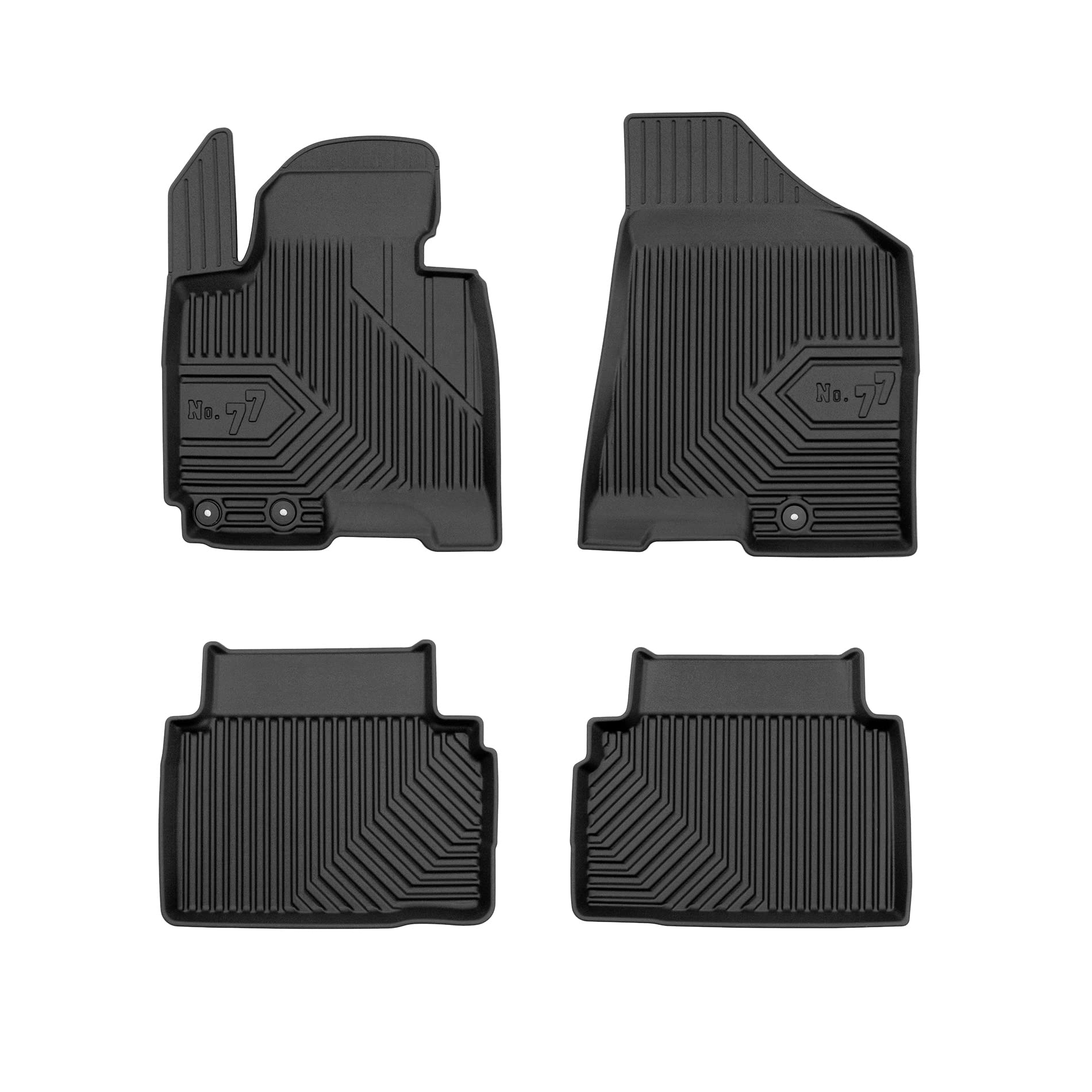 FROGUM No.77 Alfombrillas para Coche Alfombras para Kia Sportage III 2010-2015 | Borde Alto | para Todo el año | Tamaño