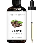 Brooklyn Botany Clove Essential Oil - Huge 4 Fl Oz - 100% Pure and Natural - Premium Grade with Dropper - for Aromatherapy and Diffuser