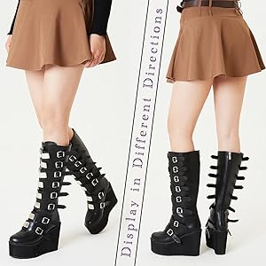 Amazon.com | CELNEPHO Womens Chunky Platform Knee High Boots High Amazon.com | CELNEPHO Womens Chunky Platform Knee High Boots High